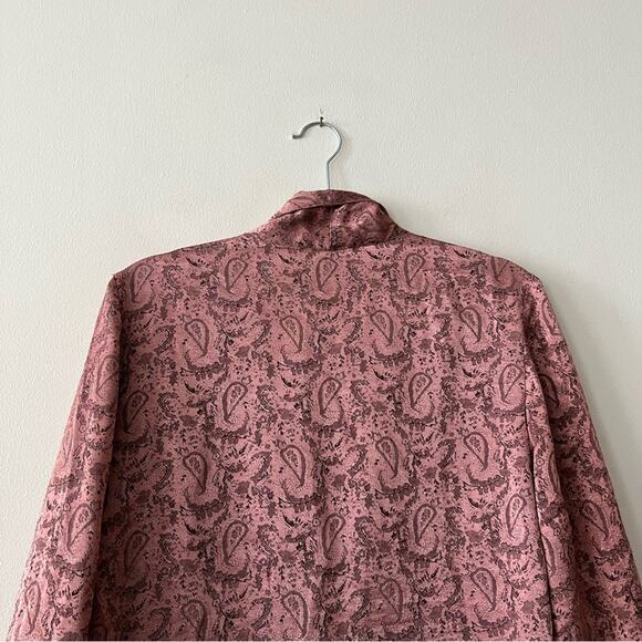 Free People Pink Silky Jacquard Blazer - Picture 7 of 10